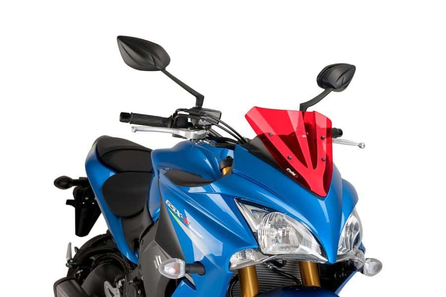 Windscreen PUIG RACING 7639R crven