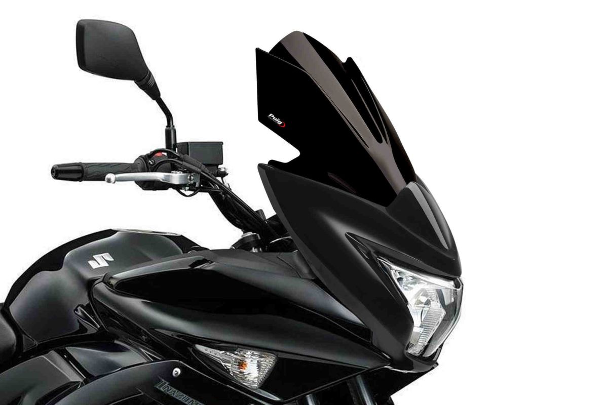 Windscreen PUIG RACING 7642N Crni