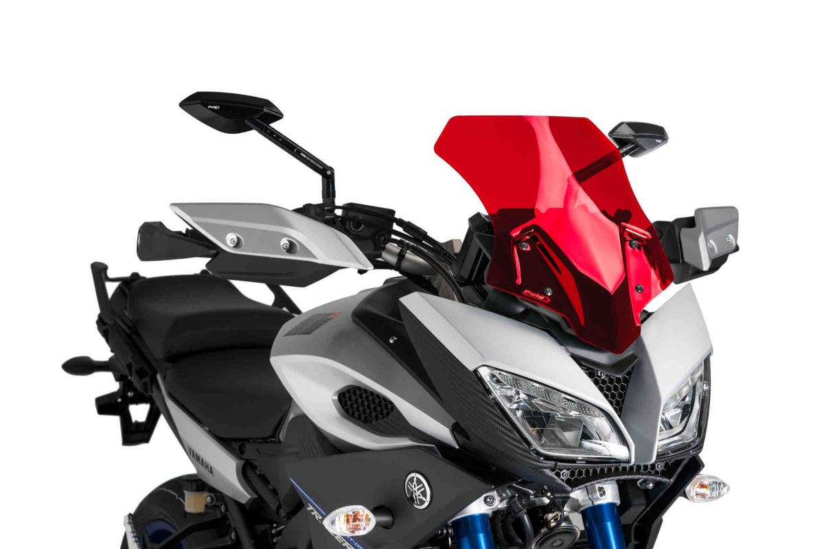 Windscreen PUIG RACING 7645R crven
