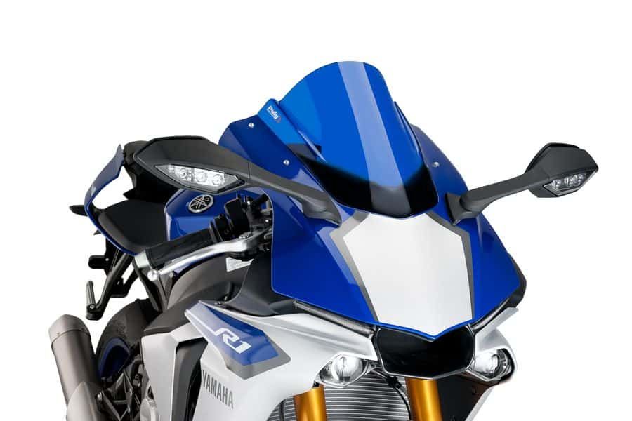 Windscreen PUIG RACING 7648A plavi