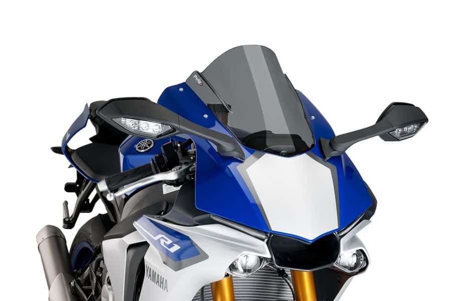 Windscreen PUIG RACING 7648F dark smoke