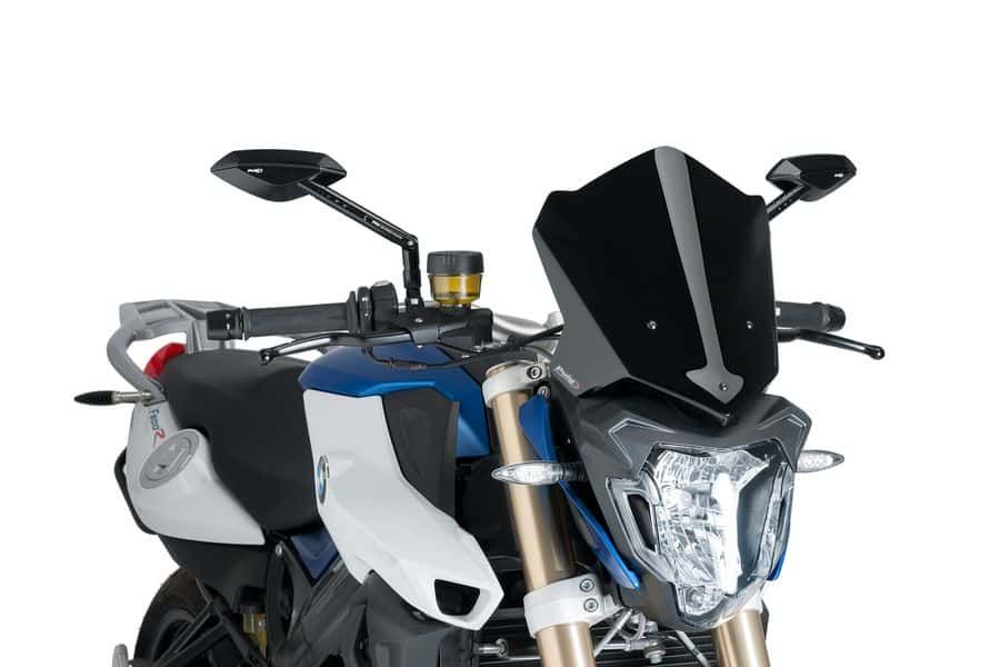 Windshield PUIG NEW. GEN SPORT 7650N Crni