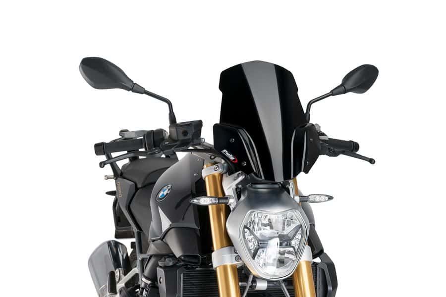 Windshield PUIG NEW GEN. SPORT 7651N Crni