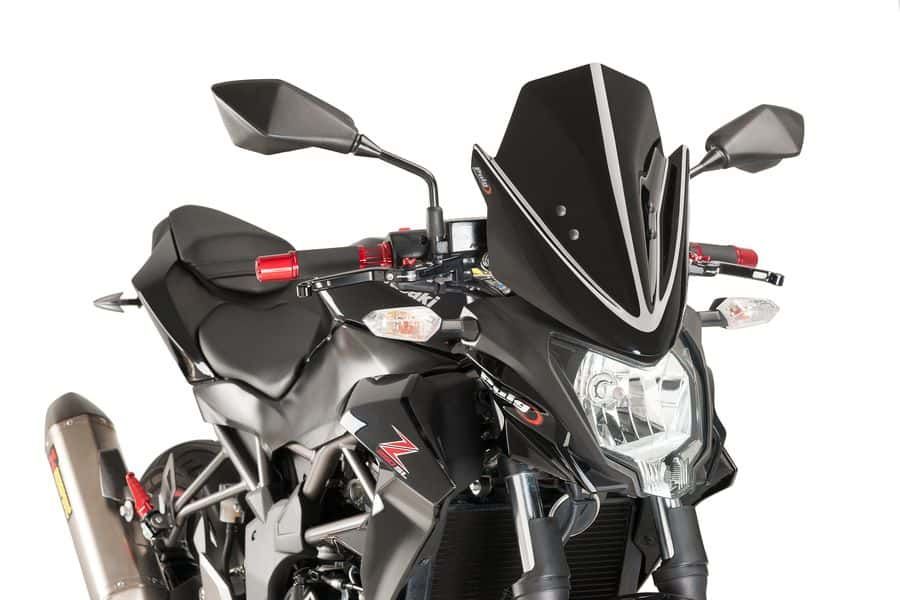 Windshield PUIG NEW. GEN SPORT 7656N Crni