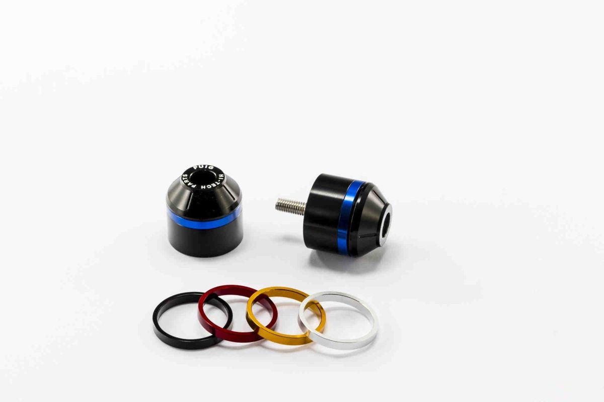 Bar ends PUIG SHORT WITH RING 8011N colour rings included
