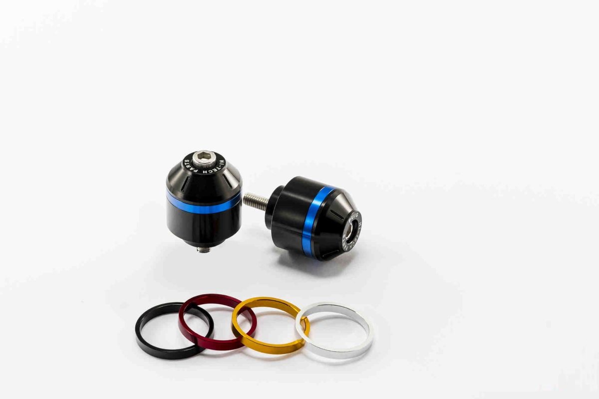 Bar ends PUIG SHORT WITH RING 8160N colour rings included