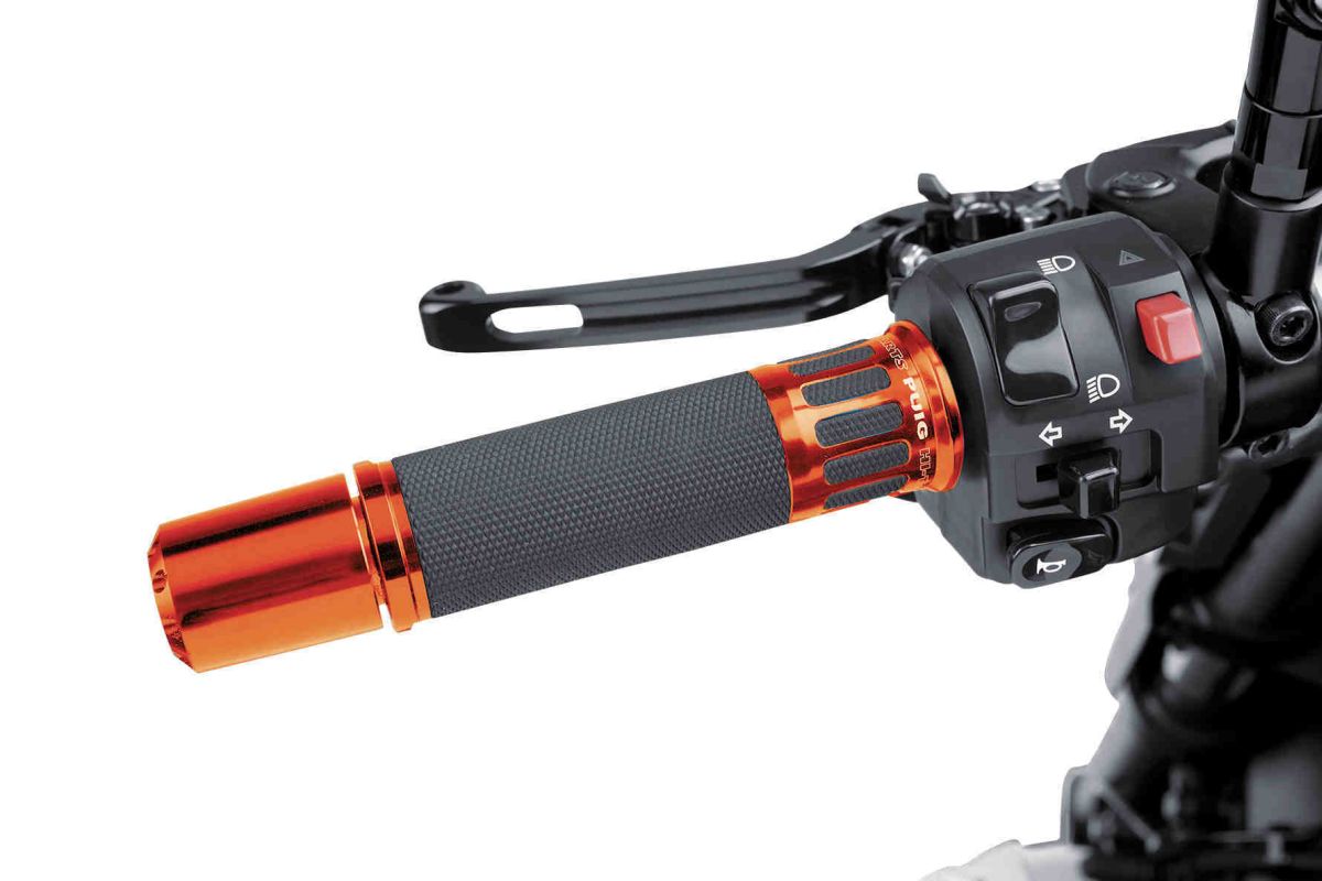 Gripi PUIG RACING 8188T orange 123mm