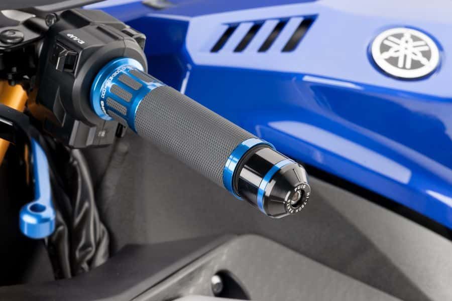 Bar ends PUIG SHORT WITH RING 8189N colour rings included