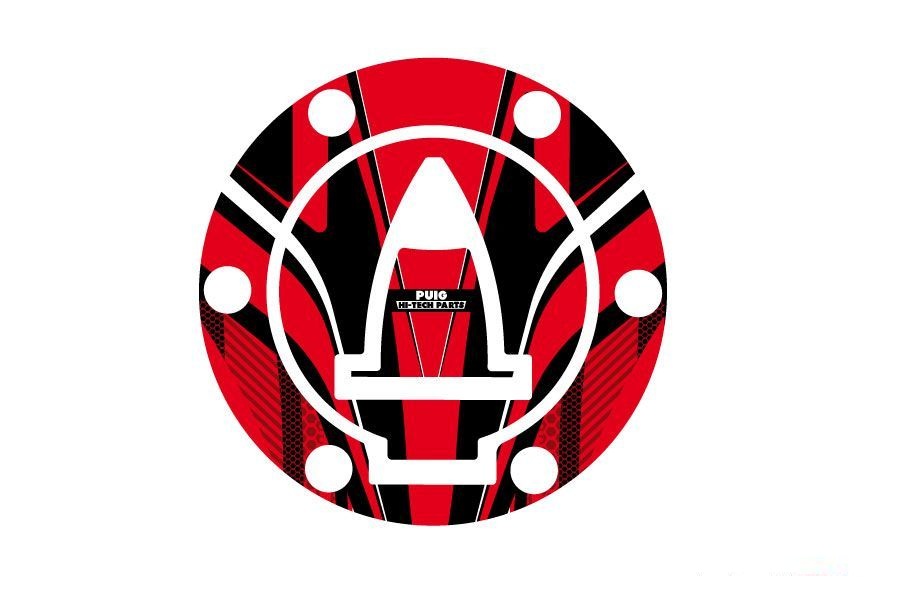 Fuel cap cover PUIG RADIKAL 8263R crven