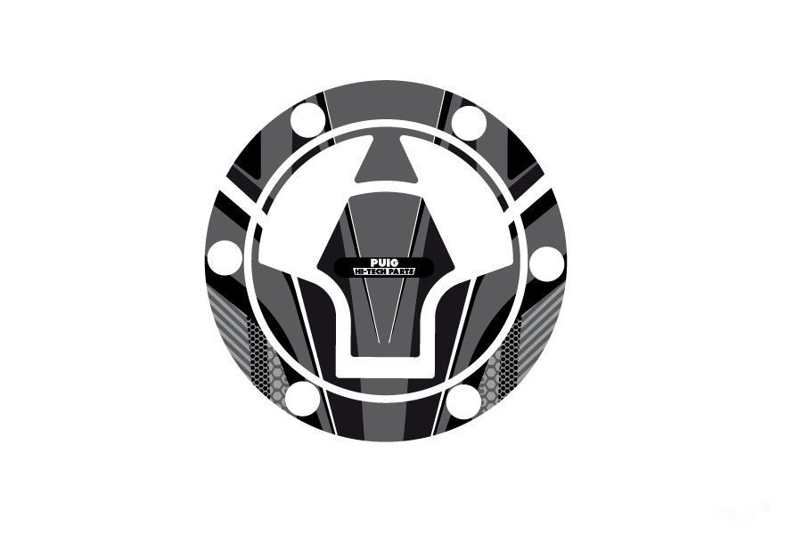 Fuel cap cover PUIG RADIKAL 8269U grey