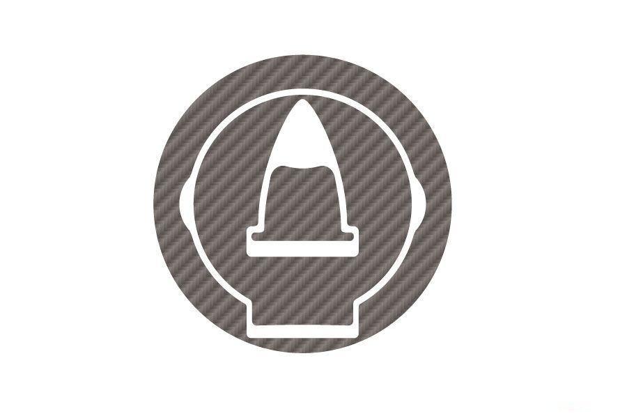 Fuel cap cover PUIG X-TREME 8386C carbon look