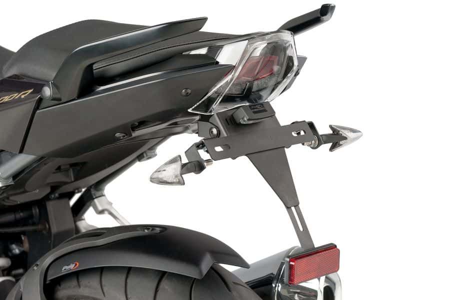 Adjustable license support PUIG 8541N Crni