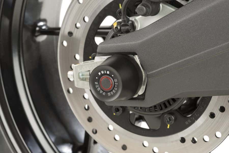 Axle sliders PUIG 8603N Crni color caps included