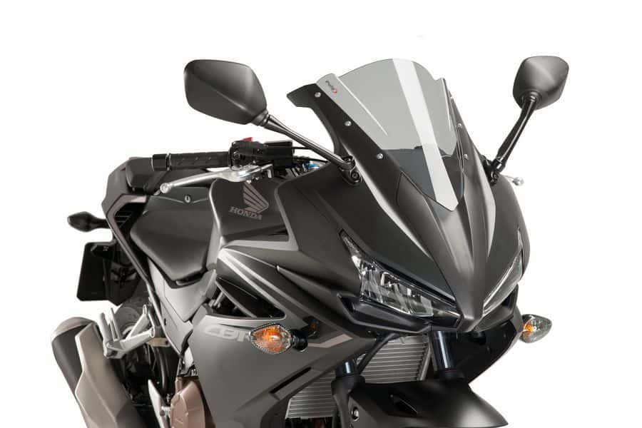 Windscreen PUIG RACING 8903H smoke for HONDA CBR 500 R 2016-2018
