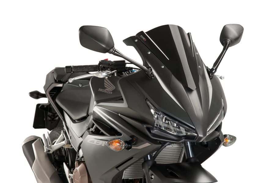 Windscreen PUIG RACING 8903N Crni