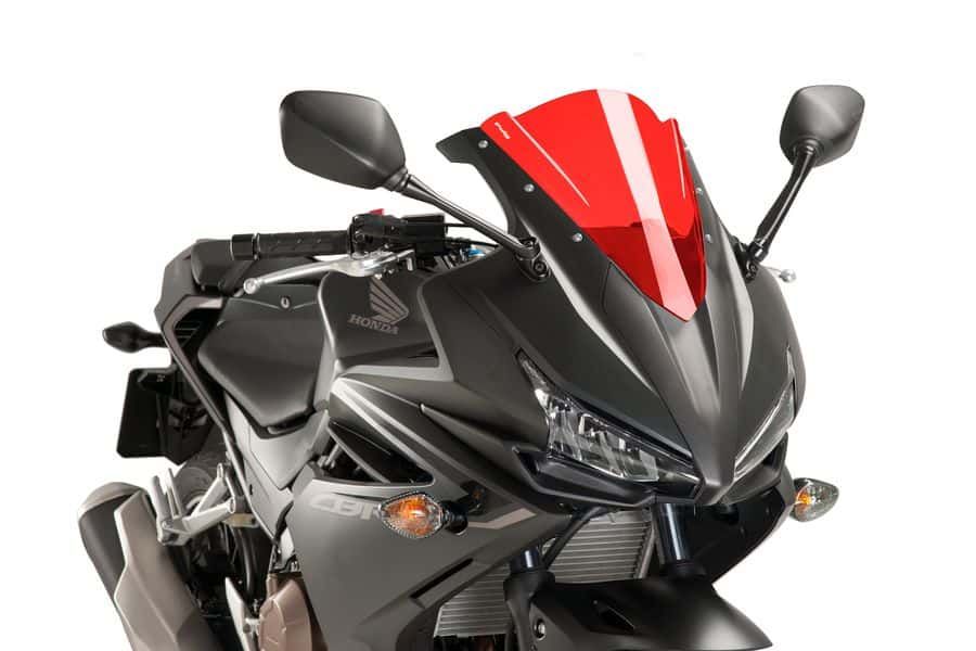 Windscreen PUIG RACING 8903R crven