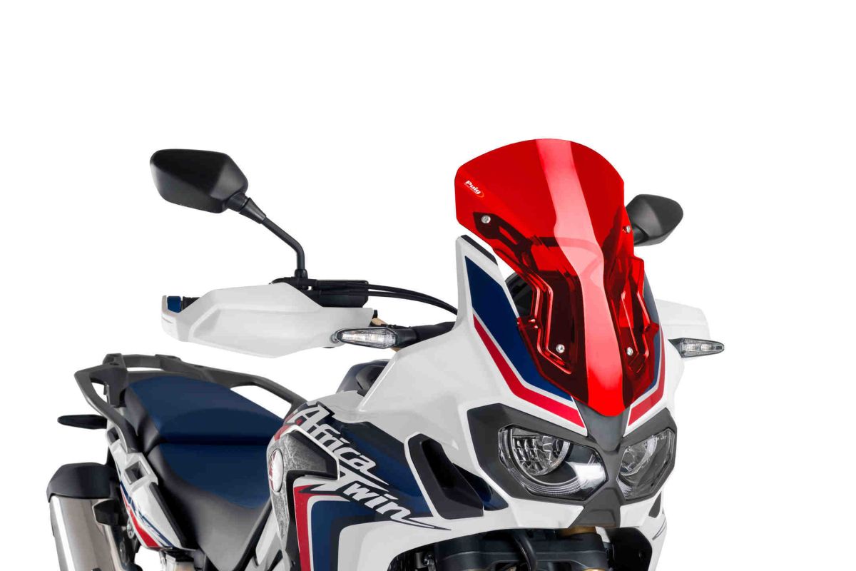 Windscreen PUIG RACING 8904R crven