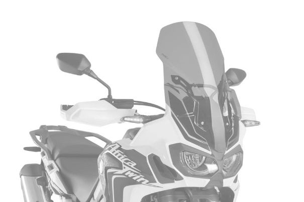 Windscreen PUIG TOURING 8905N Crni