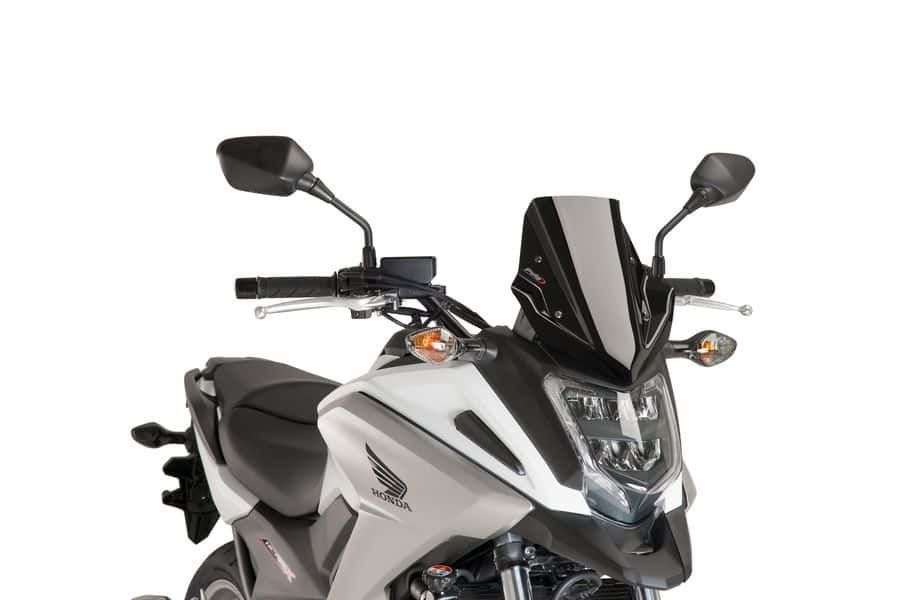 Windscreen PUIG RACING 8909N Crni