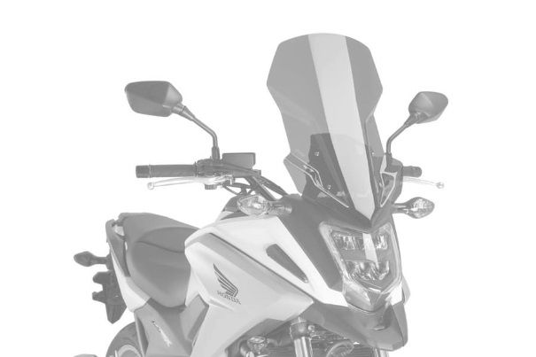 Windscreen PUIG TOURING 8910N Crni