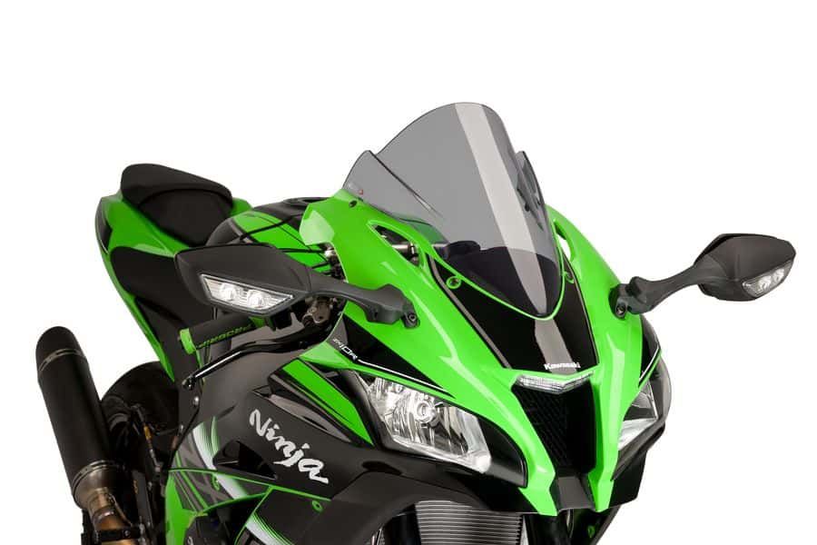 Windscreen PUIG RACING 8912H smoke for KAWASAKI ZX-10R / RR Ninja 1000 2016-2019