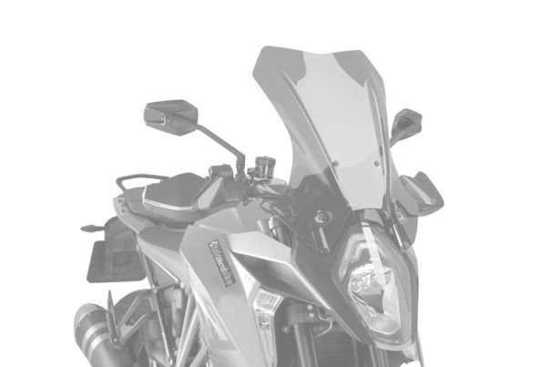 Windscreen PUIG TOURING 8913N Crni