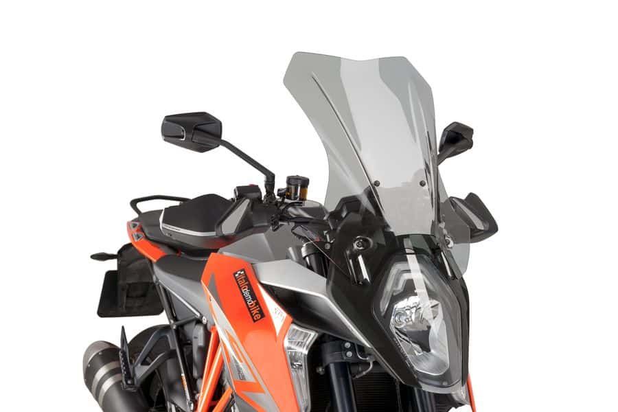 Windscreen PUIG TOURING 8913H smoke for KTM Super Duke 1290 / R 2016-2018