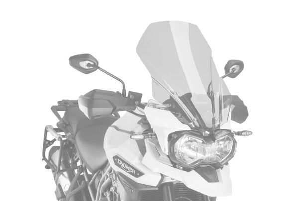 Windscreen PUIG TOURING 8915H smoke for TRIUMPH Tiger 1200 Explorer / GT Explorer 2016-2017