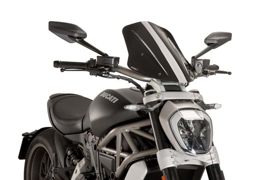 Windshield PUIG NEW. GEN TOURING 8922N Crni