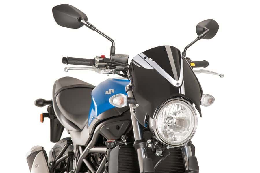 Windshield PUIG RETROVISION 8926N matt black Crni