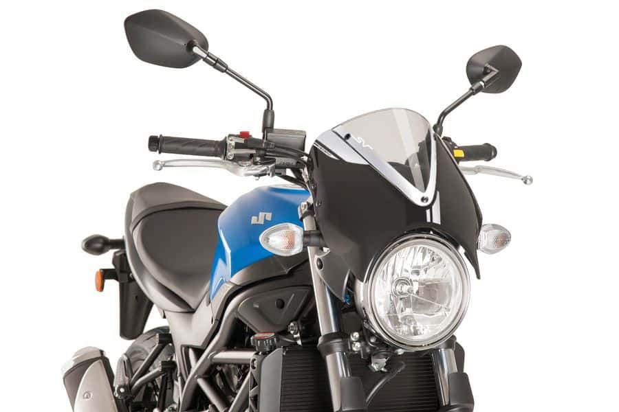 Windshield PUIG RETROVISION 8926W matt black transparent