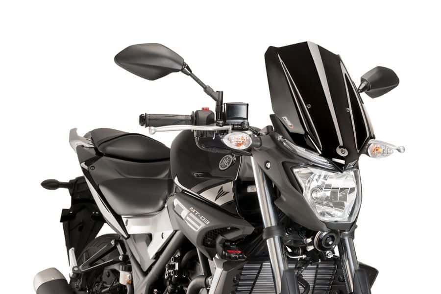 Windshield PUIG NEW. GEN TOURING 8932N Crni