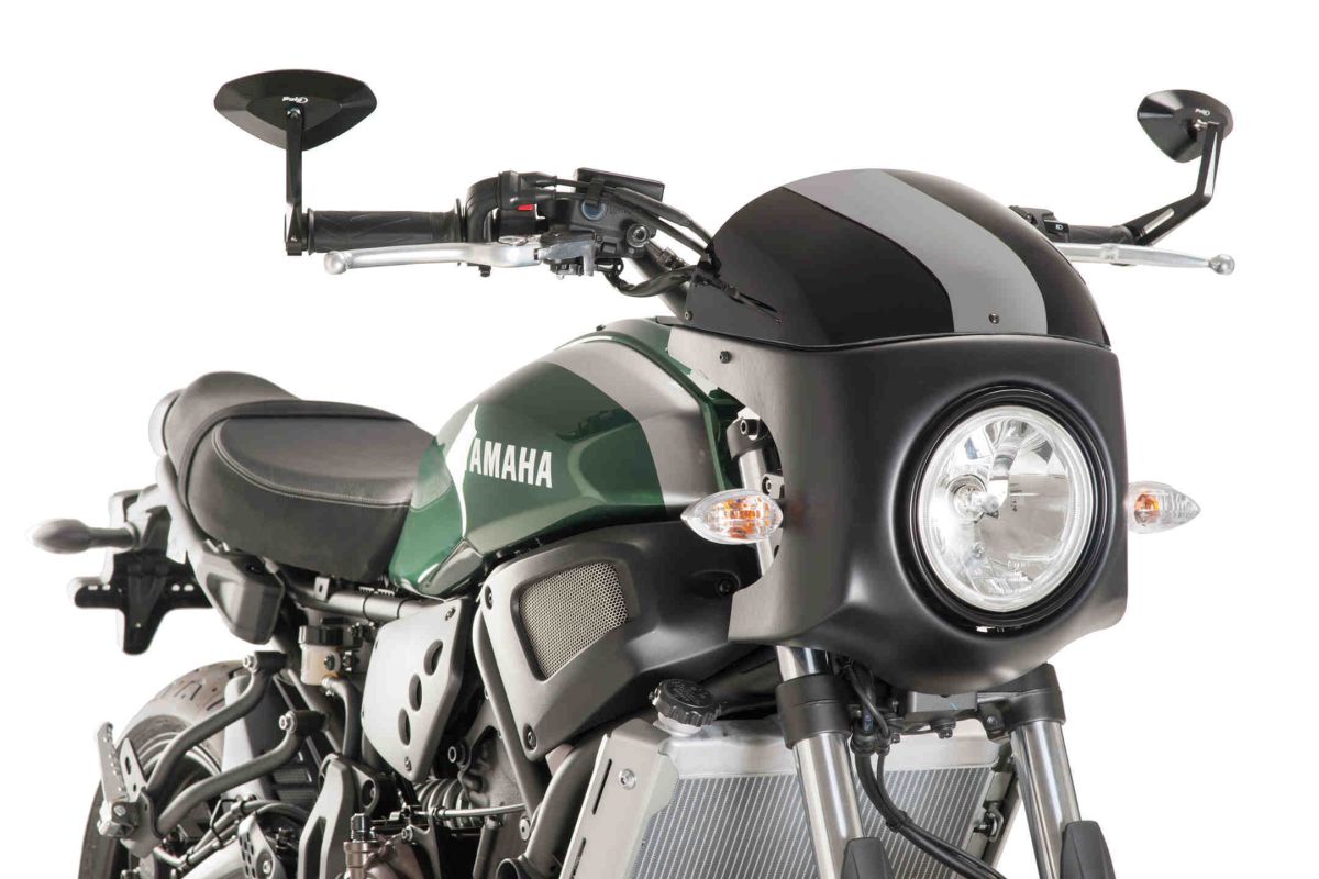 Windshield PUIG SEMI-FAIRING 8933N matt black Crni