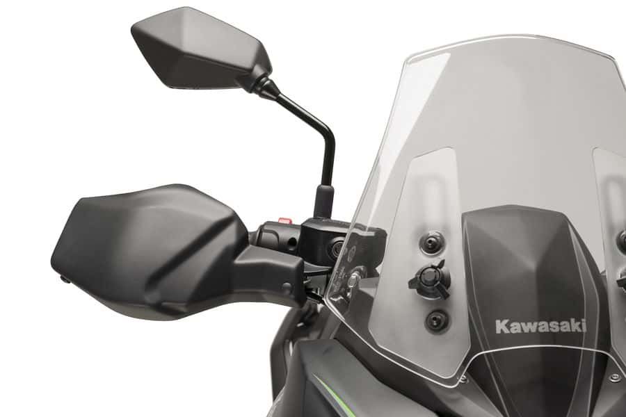 Handguards PUIG MOTORCYCLE 8951J matt black for KAWASAKI Versys 650 2015-2021, KAWASAKI Versys 1000 / S / SE 2015-2019