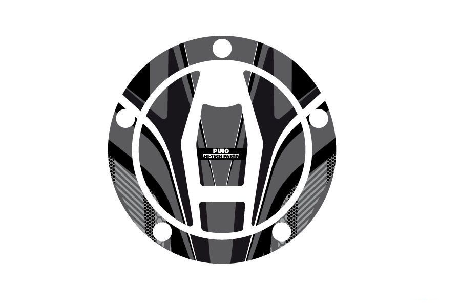 Fuel cap cover PUIG RADIKAL 9049U grey