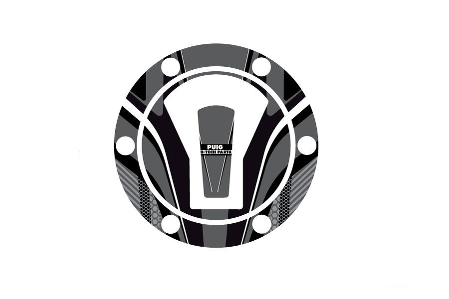 Fuel cap cover PUIG RADIKAL 9051U grey
