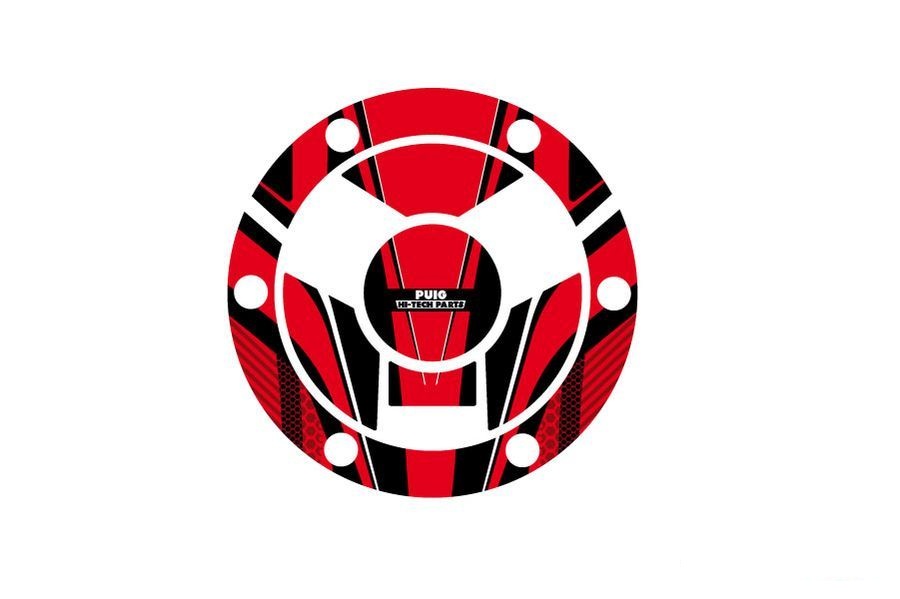 Fuel cap cover PUIG RADIKAL 9053R crven