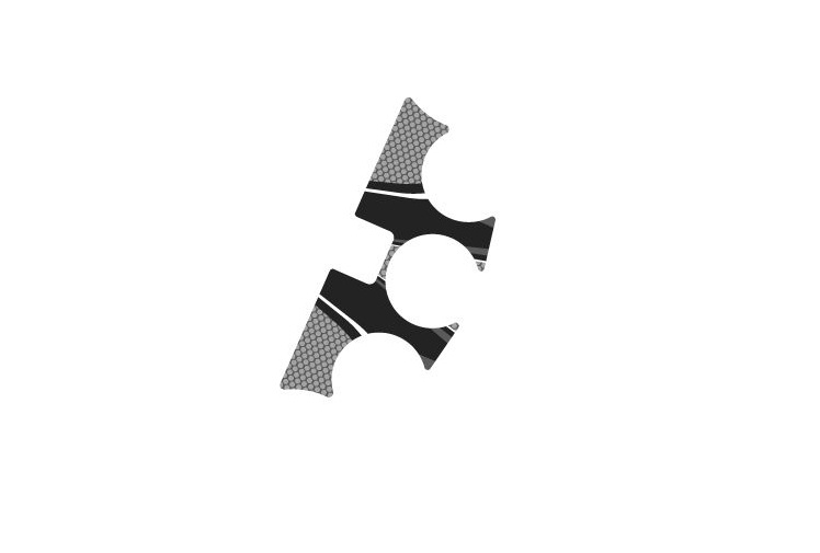 Yoke protector PUIG RADIKAL 9074U grey