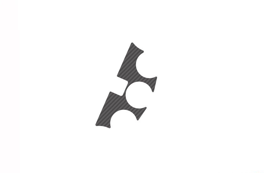 Yoke protector PUIG X-TREME 9102C carbon look