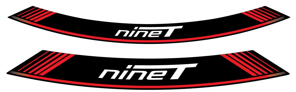 Rim strip PUIG R NINE T 9133R crven set of 8 rim strips