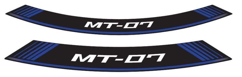 Rim strip PUIG MT-07 9136A plavi set of 8 rim strips