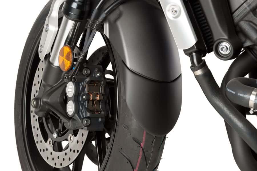 Front fender extension PUIG 9184N Crni