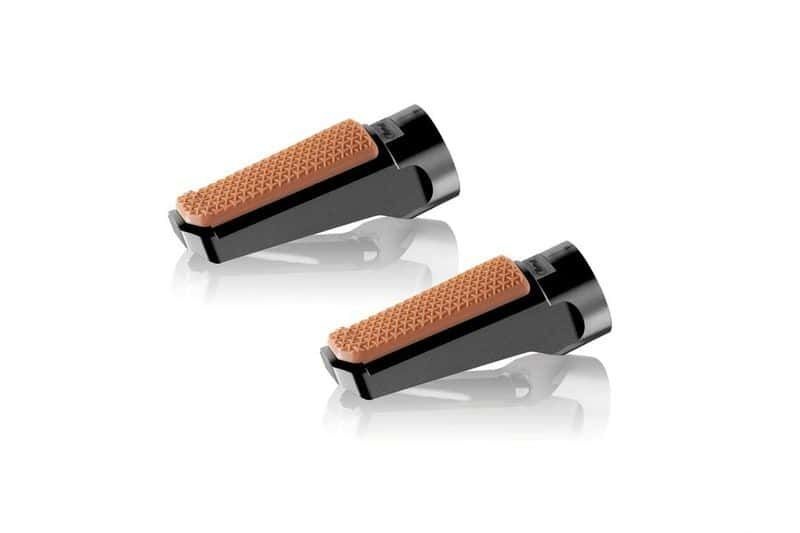 Footpegs without adapters PUIG SPORT VINTAGE 9189N Crni