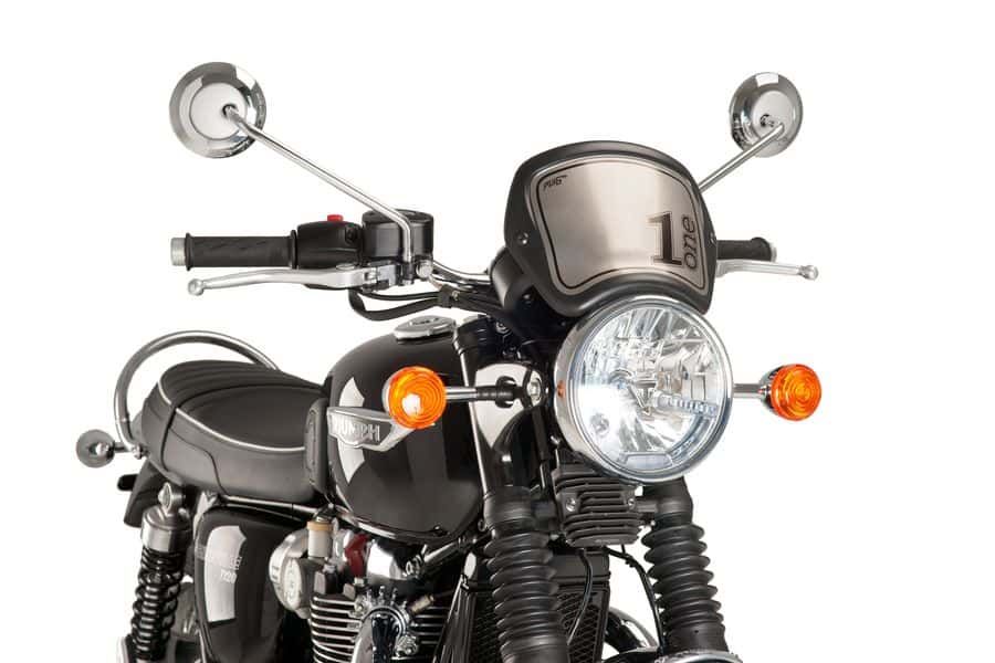 Windshield PUIG FRONTAL PLATE 9191J matt black