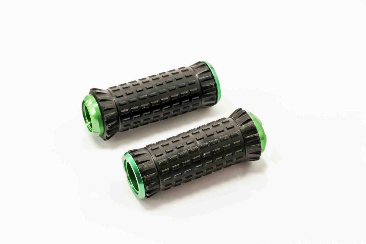 Footpegs without adapters PUIG R-FIGHTER S 9193V green