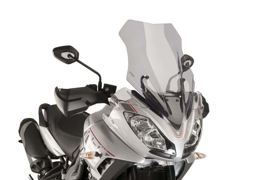 Windscreen PUIG TOURING 9200H smoke for TRIUMPH Tiger 1050 Sport 2016-2019