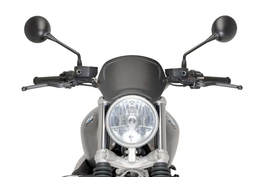 Windshield PUIG FRONTAL PLATE 9252C carbon look