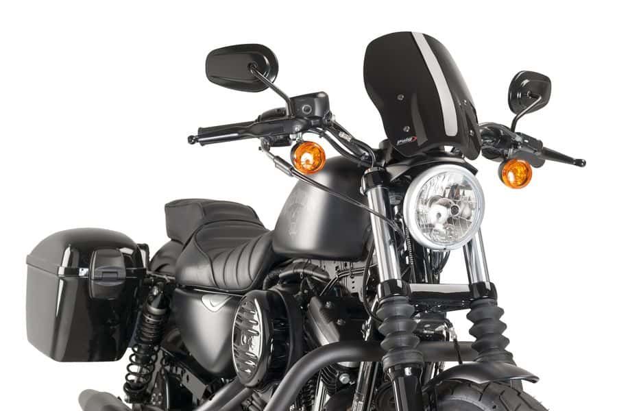 Windshield PUIG NEW. GEN TOURING 9283N Crni