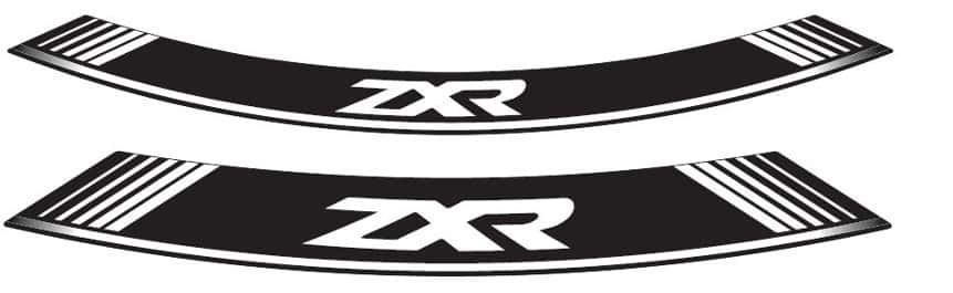 Rim strip PUIG ZXR 9292B white set of 8 rim strips