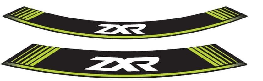 Rim strip PUIG ZXR 9292V green set of 8 rim strips